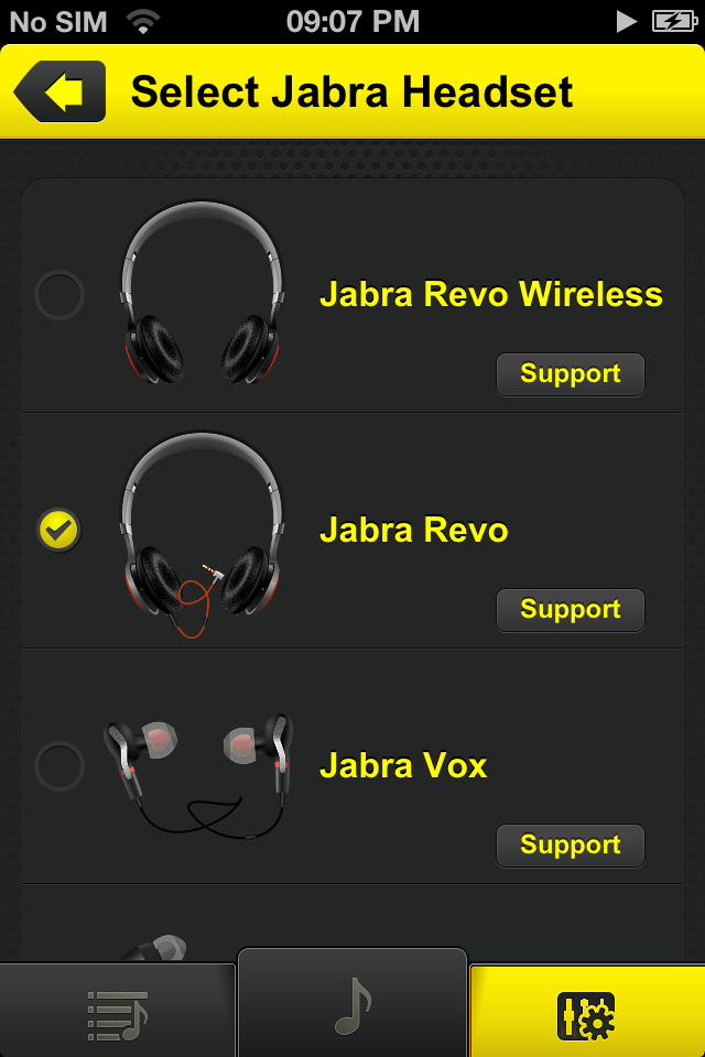 Jabra Sound App for Jabra Vox, Jabra Revo or Jabra Revo